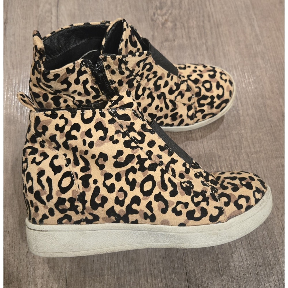 Mia Kids Little/Big Girl's Gracey-N Wedge Sneakers Leopard‎ Size 1